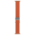   Flätat Nylonarmband Till Apple Watch - Orange