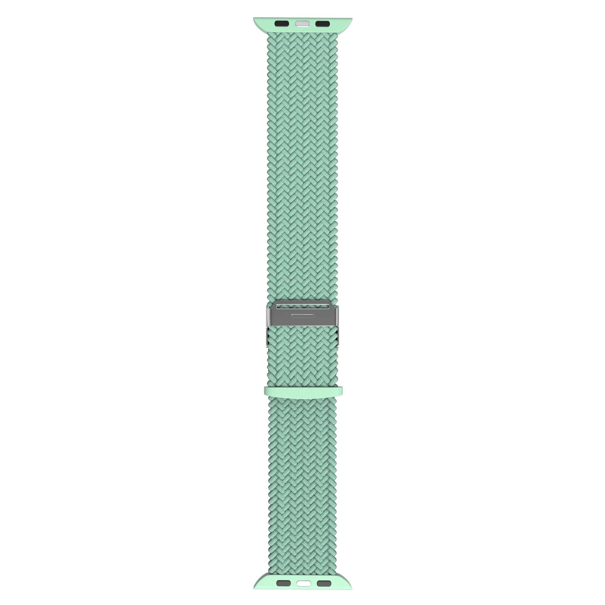 Braided nylon bracelet for Apple Watch - Mint