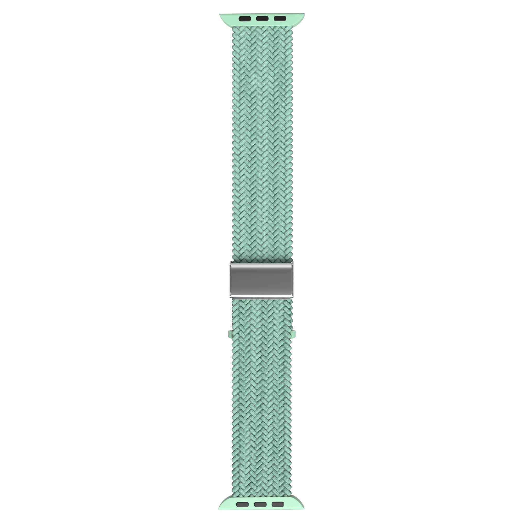 Braided nylon bracelet for Apple Watch - Mint