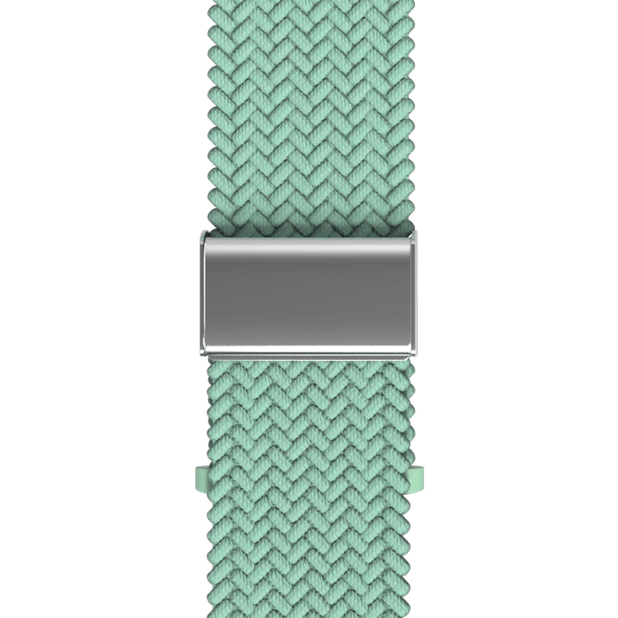 Braided nylon bracelet for Apple Watch - Mint