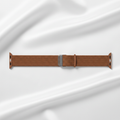 Flätat Nylonarmband Till Apple Watch - Brun