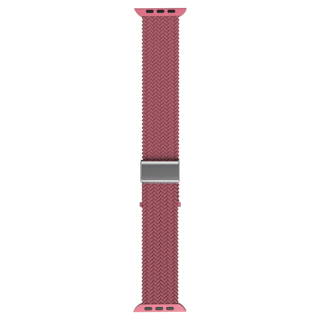 Braided nylon bracelet for Apple Watch - Pink