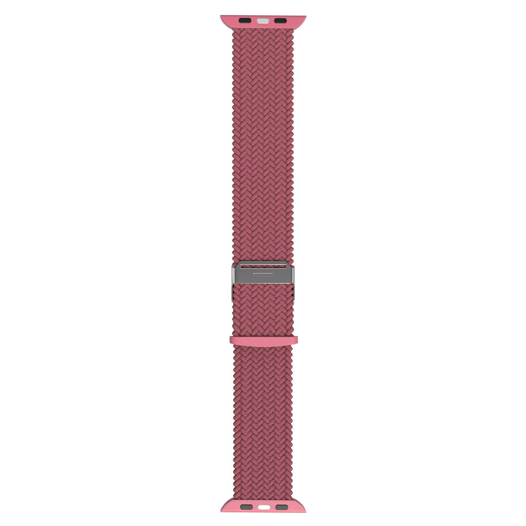 Braided nylon bracelet for Apple Watch - Pink