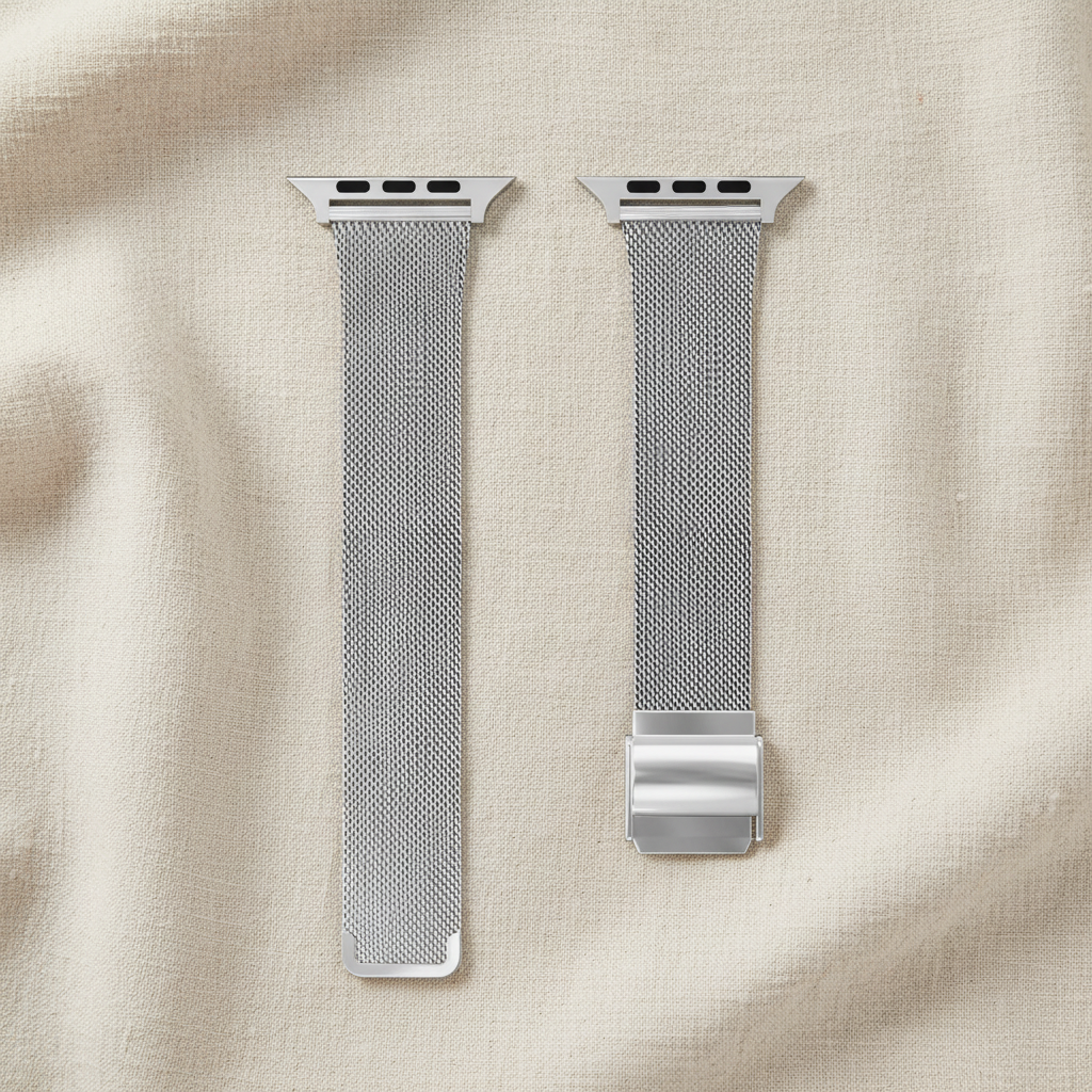 Milanese Mesharmband Till Apple Watch - Silver 