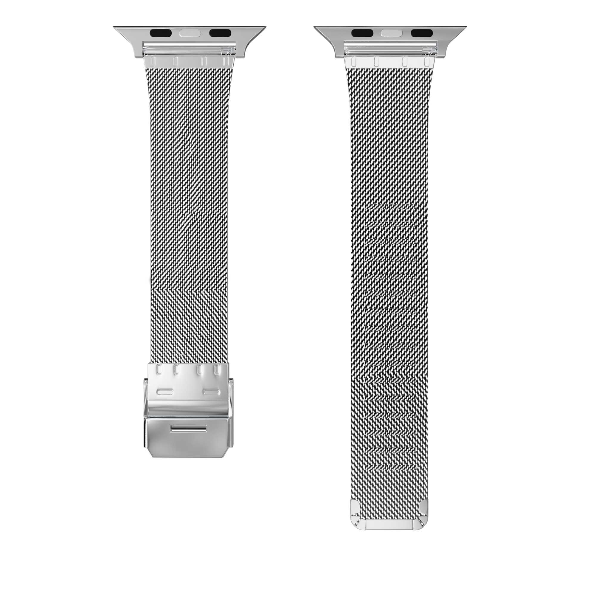 Milanese Mesh Strap for Apple Watch - Silver
