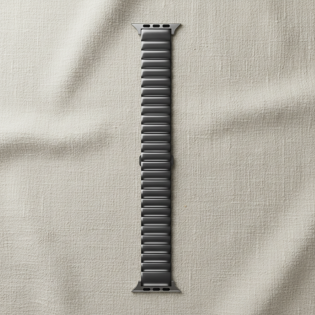 Premium Metallarmband Apple Watch Rostfritt Stål - Svart