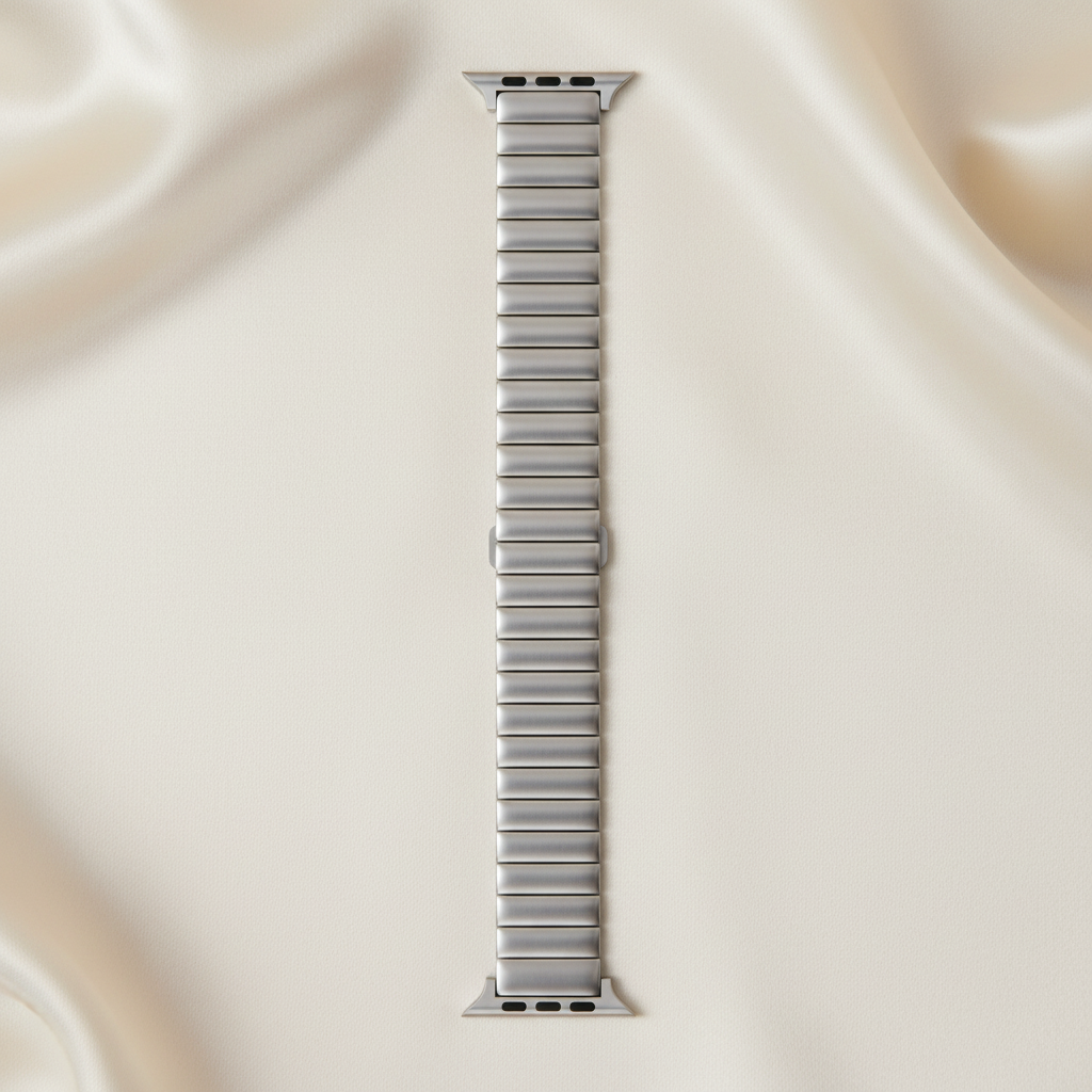 Premium Metallarmband Apple Watch Rostfritt Stål - Silver