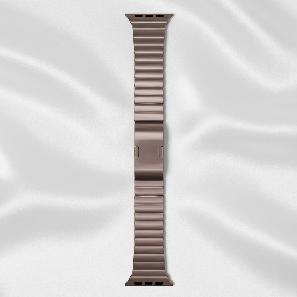 Metallarmband Rostfritt Stål Till Apple Watch - Roséguld