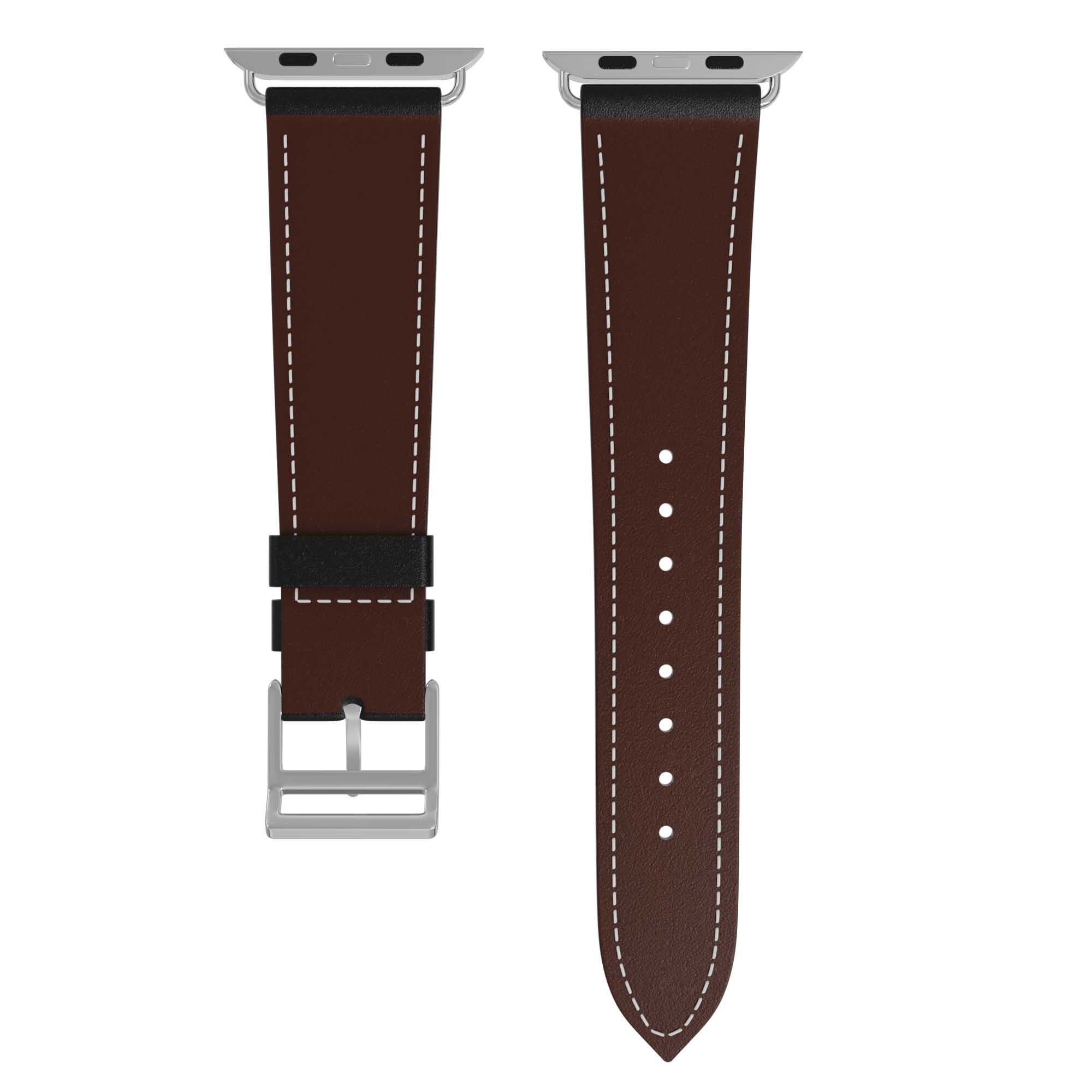 Premium Leather Strap for Apple Watch - Black