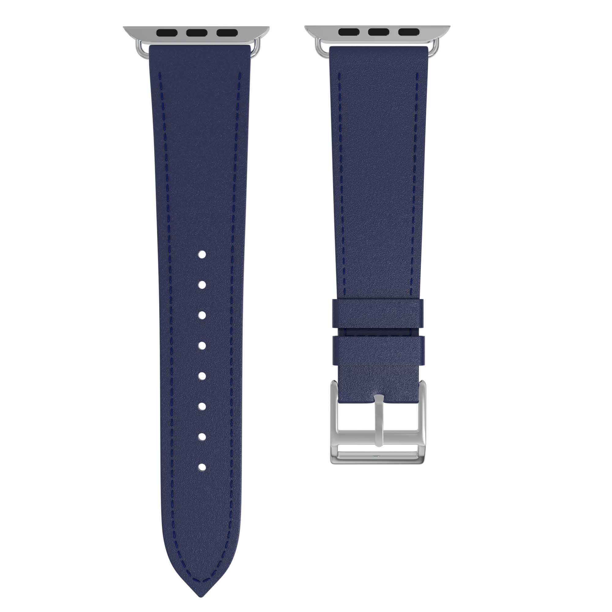 Premium Leather Strap for Apple Watch - Blue