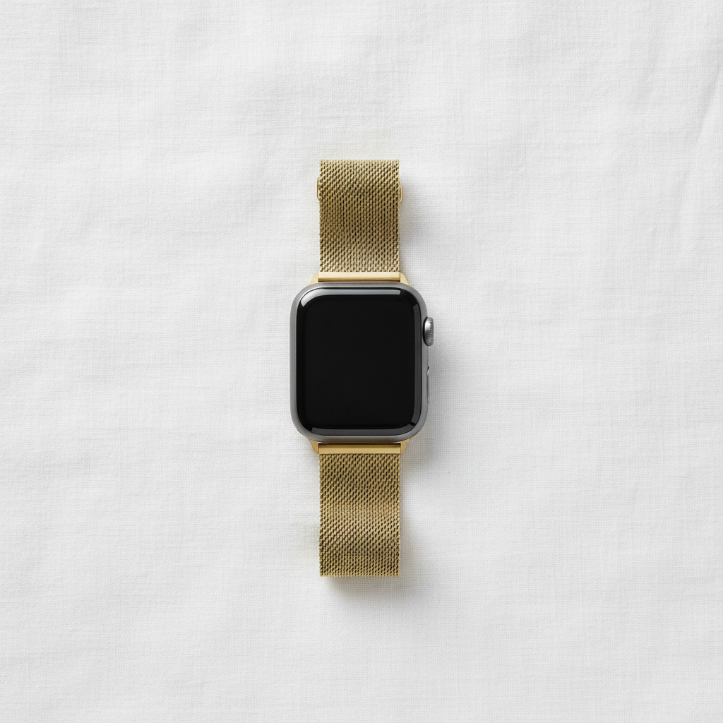 Milanesisk Loop Armband Till Apple Watch - Guld