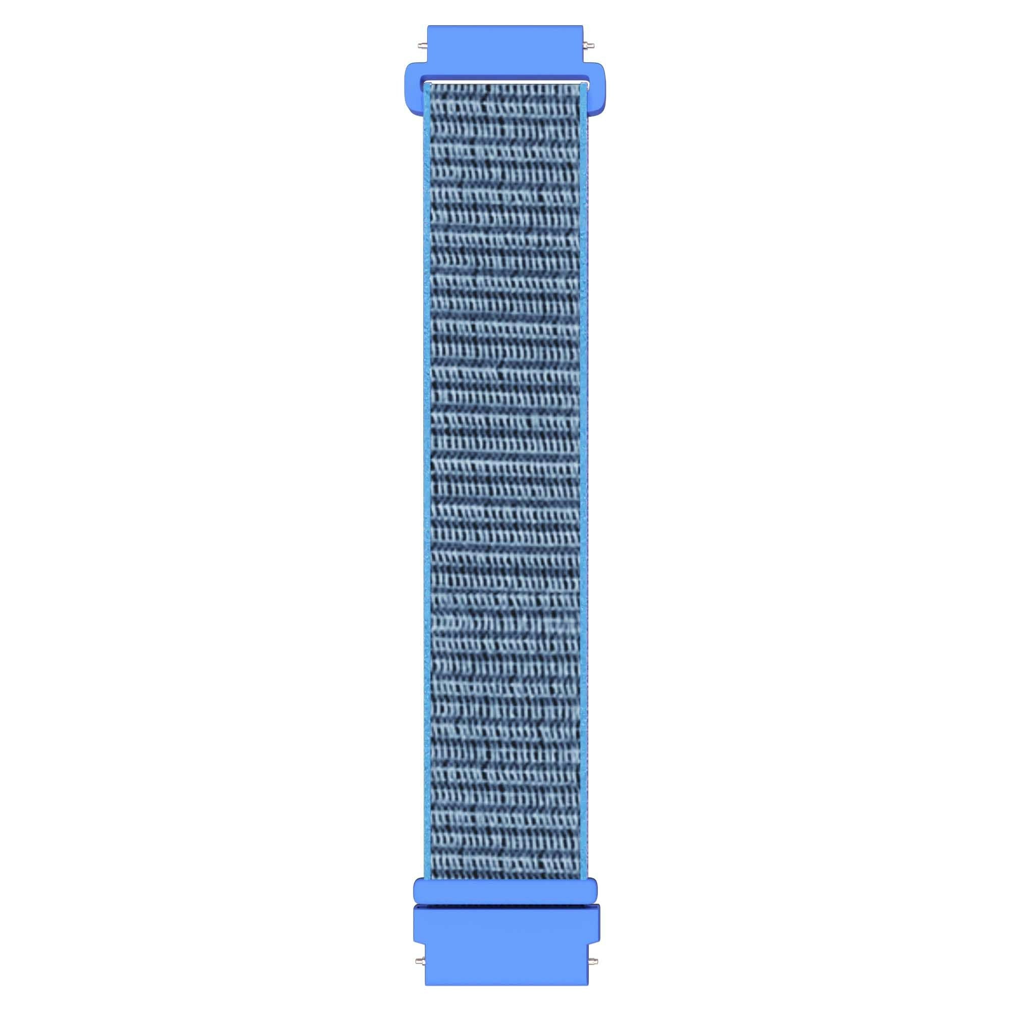 Nylon Sport Watchband 22mm - Light Blue
