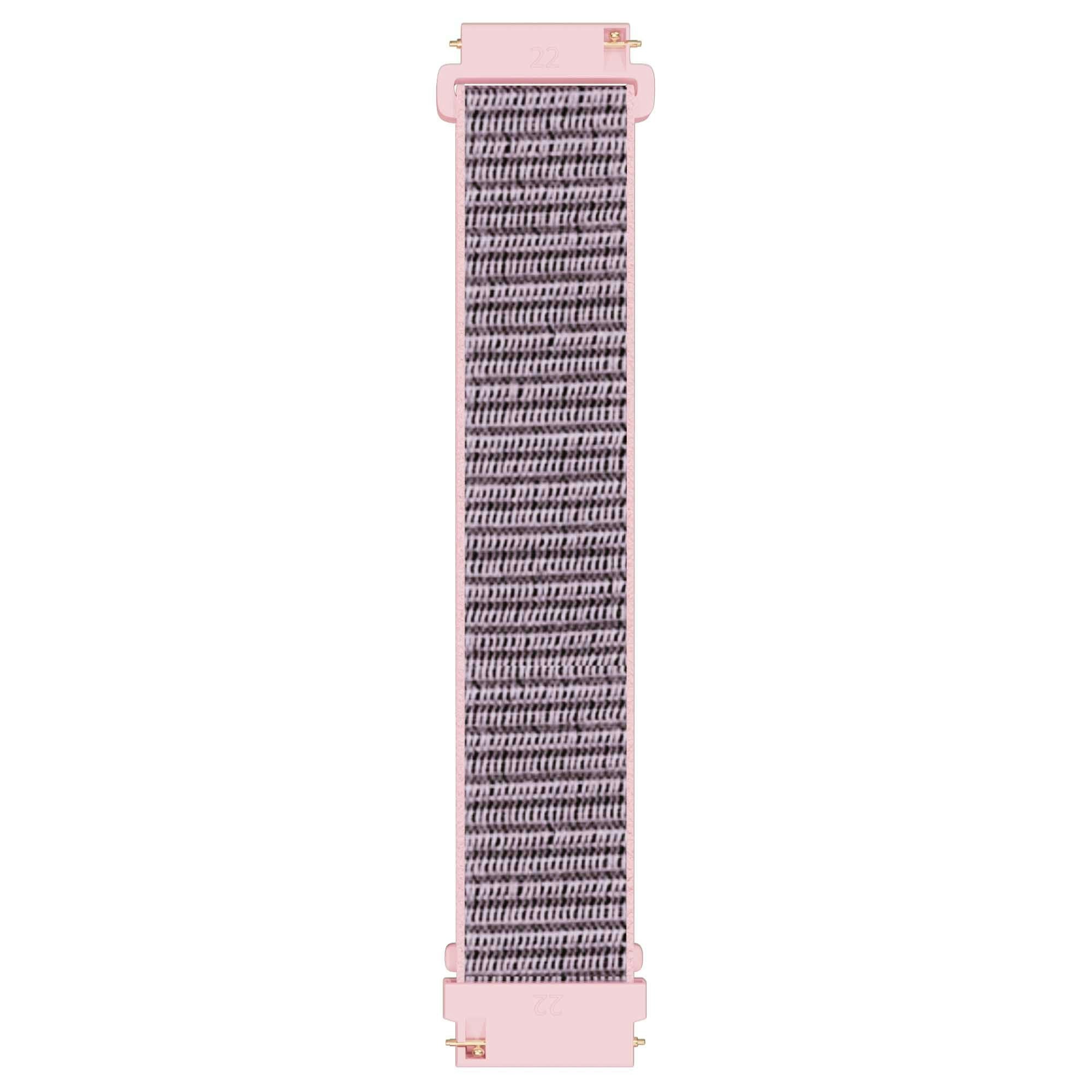 Nylon Sport Watchband 22mm - Pink