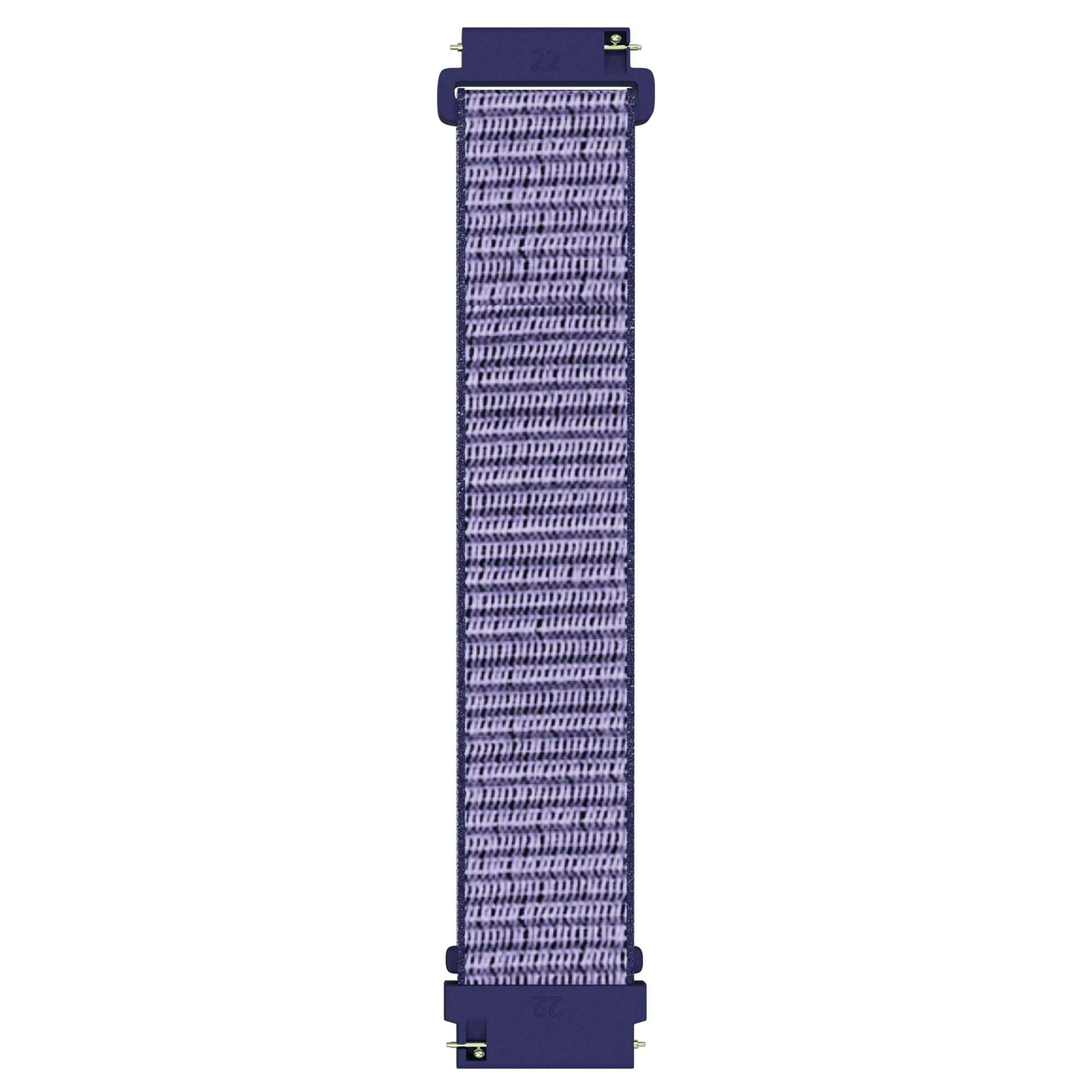Nylon Sport Watchband 22mm - Navy Blue
