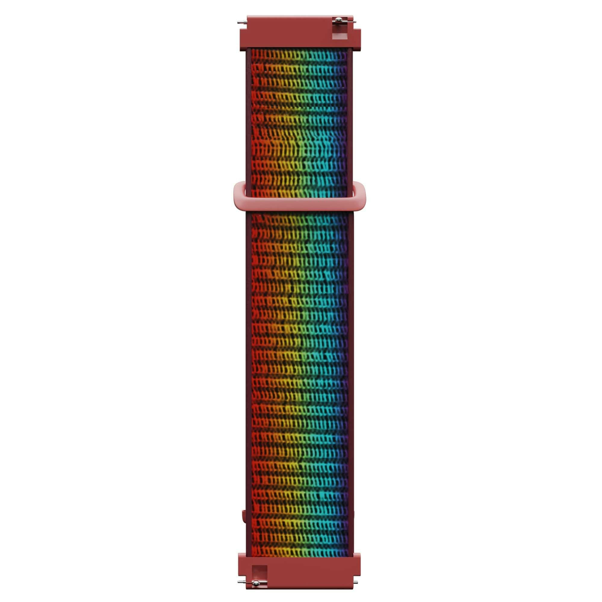Nylon Sport Watchband 22mm - Rainbow Pride