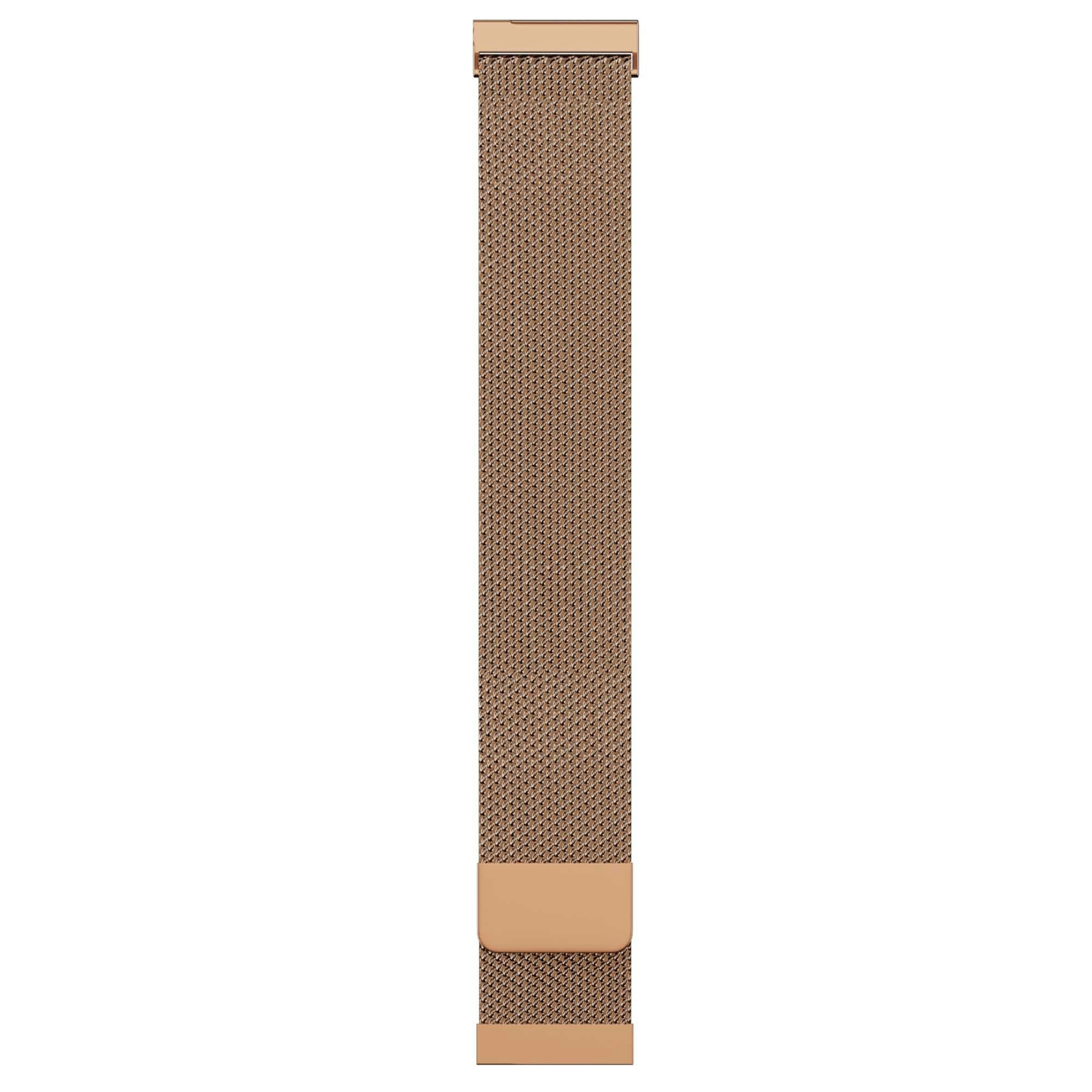 Milanese Loop Metal Watchband 20mm - Rose Gold