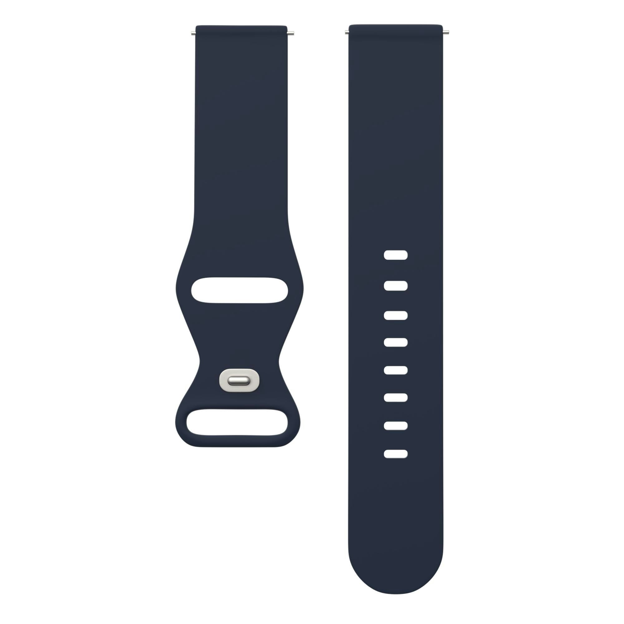 Sport Watchband Premium Silicone 22mm - Dark Blue