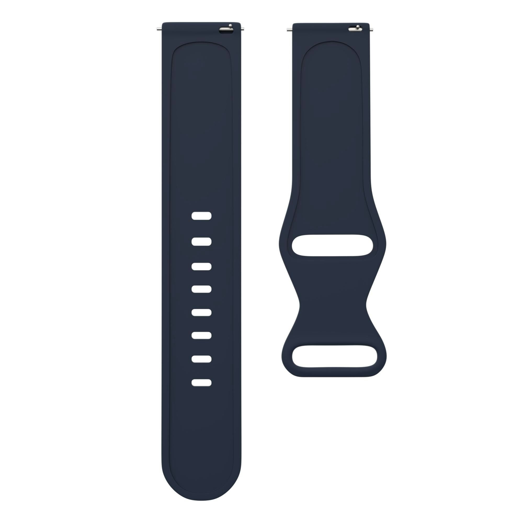 Sport Watchband Premium Silicone 22mm - Dark Blue