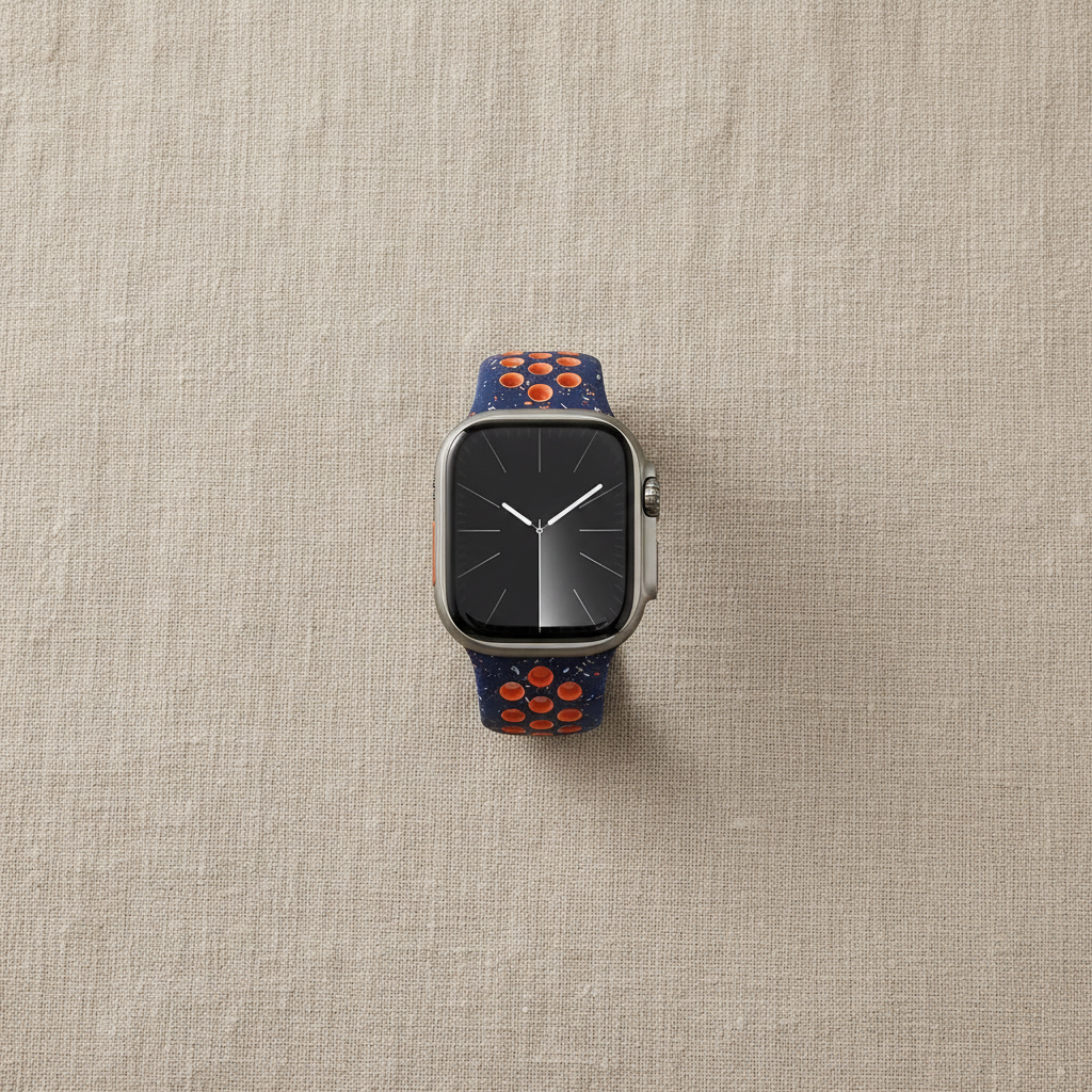 Sportarmband för Apple Watch - Blått och Orange