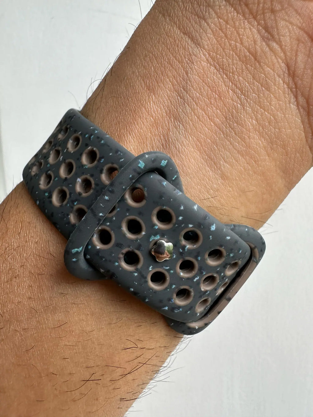 Sports Rubber Band for For Apple Watch - Navy Blue