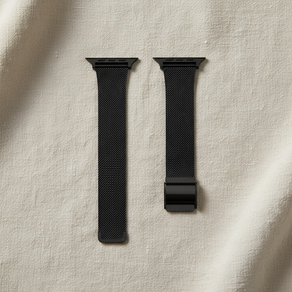 Milanese Mesharmband - Svart